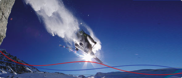 Groupe skieur à ALBIEZ MONTROND